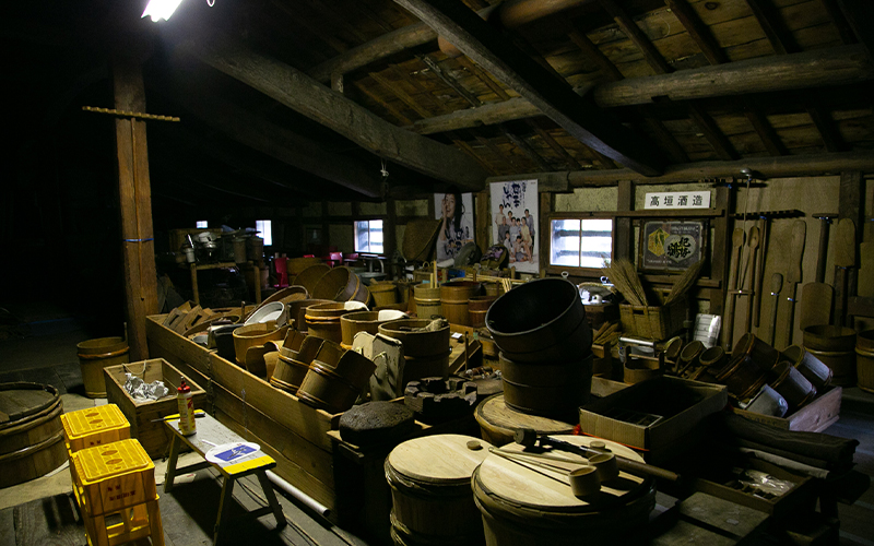 髙垣酒造　昔の道具展示
